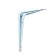 Bracket 125x150, zinc, 40 pcs