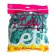 Latex ball 12 "Chrome", metal, set of 100 pcs., Green color