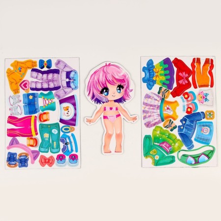 Magnetic game dressing "Stylish fashionista"-4