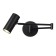 Wall lamp EVOLUCE. Sle201041-01. Zoom. 1x5 W, GU10, 4000K, 12x13.5 cm, black color