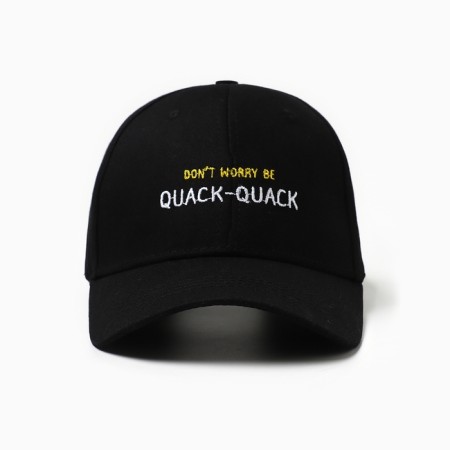 Women's cap with embroidery Mist Quack, Black, p. 56-58-4