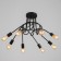 Causte "Knot" E27 8x40W Black 97x97x48 cm BayerLux