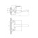 Kitchen mixer Rush Fiji Fi1835-28, single-leaf, chrome