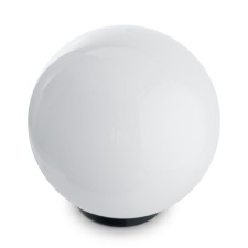 Sadovo-park lamp Feron, IP44, E27, 60 W, 250x250x270 mm, Milk/White color