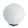 Sadovo-park lamp Feron, IP44, E27, 60 W, 250x250x270 mm, Milk/White color