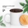 Lid for cans/teapots/mugs/containers, bamboo "Geometry", 8.5 cm., Silicone gasket