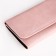 Women's wallet on the button, pink color