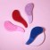 Massage comb, 8 × 18.5 cm, PVC box, color mix