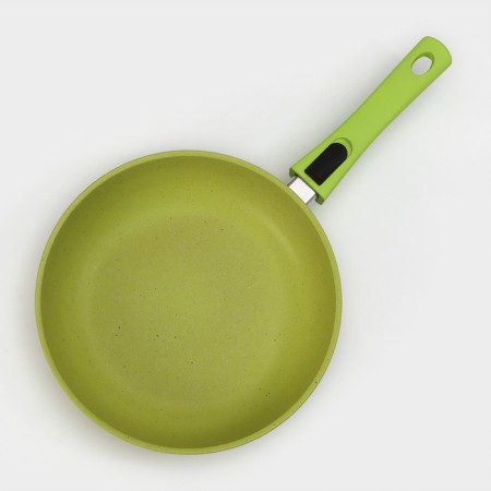 Trendy Style pan, d = 26 cm, removable handle, anti -stick coating, green color-1