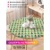 The tablecloth “stole a Christmas tree”, round, oxford, elastic band, size 120x120 cm, diameter 75-100 cm