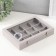 Bracelet box for bracelets "Gray fog" 5x20x28 cm
