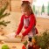 Apron for children for creativity Ethel "Let it Snow", 49 x 39 cm, 100% p/e