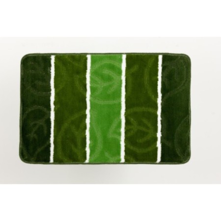 Bathroom mat "Listopad", 50 x 80 cm, green color