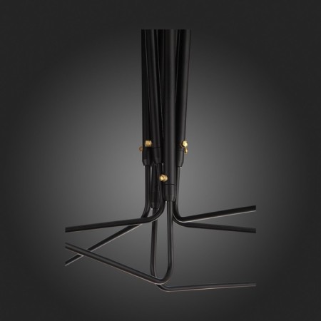 Ceiling Ceiling ST LUCE. SL305.402.06. SPRUZZO. 6x60 watts, E27, 180x180x54 cm, black color-16