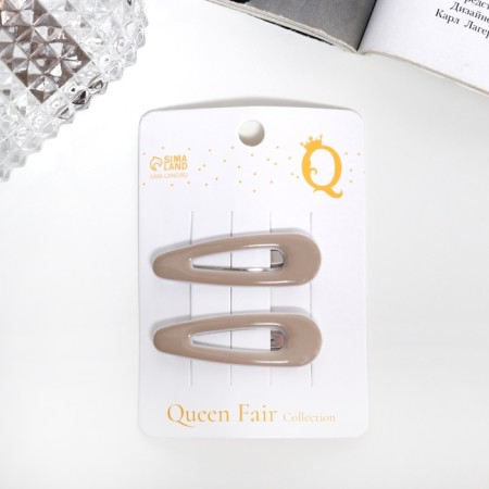 Invisible hair "Venus" (set 2 pcs) style, 5 cm, beige-2