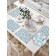 A set of napkins for setting the Snow Settlement table, rectangular, size 32x46 cm, 4 pcs
