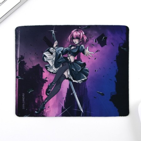 ANime computer mouse mat, 22 x 18 cm-1