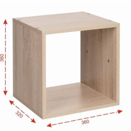 Stella No. 1 Dice Cube 1 section, 360x360x320, Dub Sonoma-1