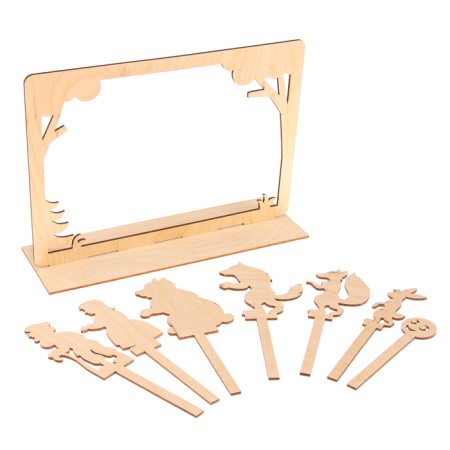Board game. Shadow theater "Kolobok"-1