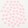 Coboson "Heart", set of 50 pcs., Size 1pc. - 1.5 × 1.5 × 0.2 cm, pink color