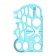 Troth-traffic line, plastic, with a transporter, for drawing figures, mix