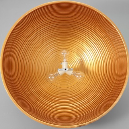 Lamp "Ametrin" 3HE27 40W white-gold 58x58x26-126 cm-6