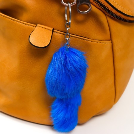 Fluffy on a ring 6.5 x 6.5 x 14 cm, Mix color-6