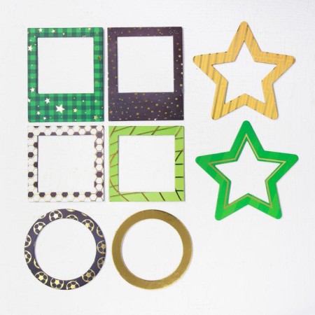 A set of decorative frames with embossing "The Way of Champion", 12 x 8 cm-1