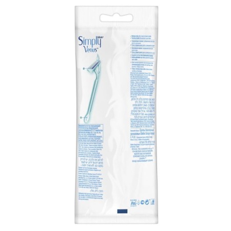 Hillette disposable razor machines "Simply Venus", 2 blades, 4 pcs-2