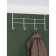 Boal on the door for 4 hooks of the share "Mona", 34.5 × 8.5 × 16 cm, white color