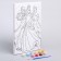 Picture on numbers for children, 20x30 cm, princesses