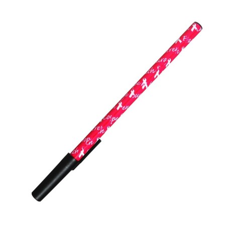 Ballic handle Calligrata, 0.5 mm, blue rod, with a pattern, mix-10