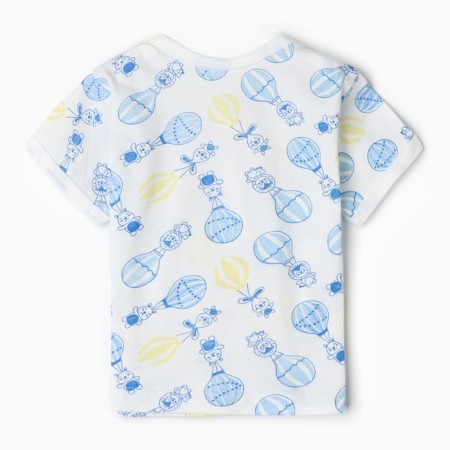 T -shirt children's, blue color, height 56 ​​cm-3
