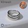 Ring "Roman Lines", the color of silver, dimensionless