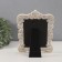 Photo frame plastic 10x15 cm "Heraldic lily" White 23.5x17.5 cm
