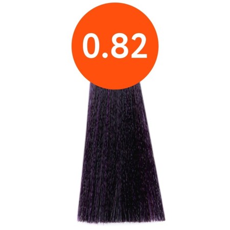 Cream-color hair Permanent Ollin Professional N-Joy, tone 0/82, blue-violet, 100 ml-1