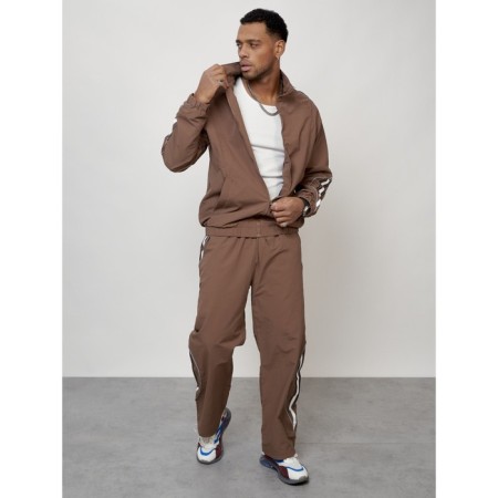 Sports suit men's, size 52, brown color-11