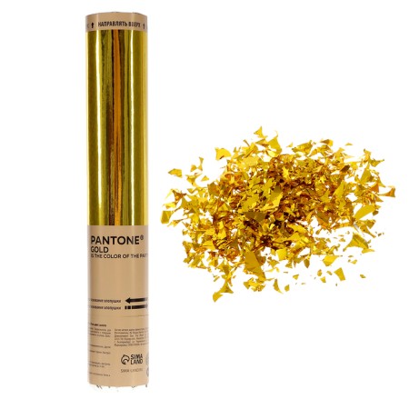 Pneumatic clap "Golden Party" 30cm, color gold-1
