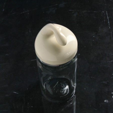 Bank for bulk products "Axis", glass, gray cover, Iran-1