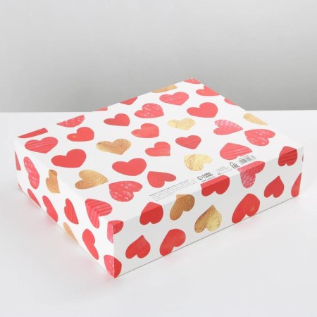 Gift folding box, packaging, "love", 31 x 24.5 x 8 cm-1