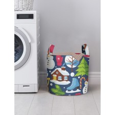 Корзина для хранения вещей «Новогоднее настроение», размер 35х35 см