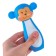 Rubber toy for the bath "Merry Bowling", 12 cm, with a squeak, types of mix, crush me