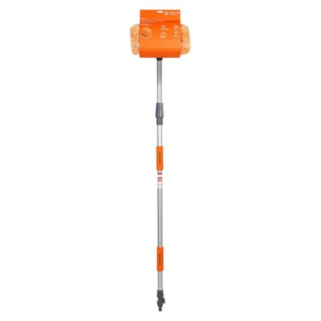Airline mop with a nozzle for hose, with an inclined brush 29 cm and a telescopic handle 140-200 cm