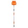 Airline mop with a nozzle for hose, with an inclined brush 29 cm and a telescopic handle 140-200 cm