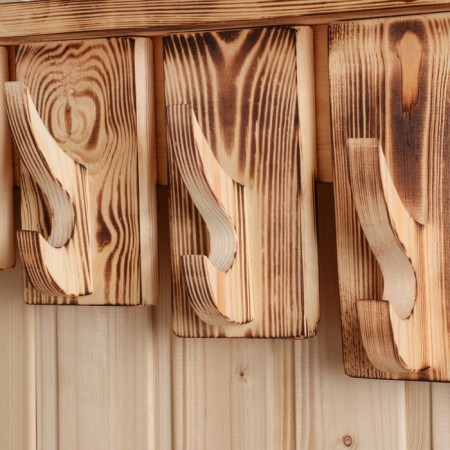 Shelf -Steel "Step", 70x30x14 cm, 5 kr, burned-2