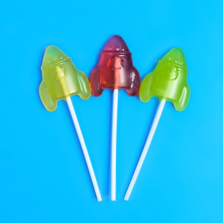 Caramel Lollice "Rocket", 14 g*30-2