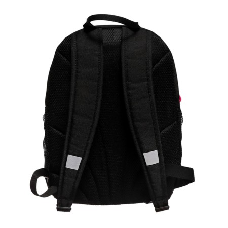 School backpack, 38 x 28 x 18 cm, Grizzly, ergonomic back, + keychain, black-5