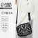 Women's bag of artificial leather "Zebra", 19x14x6 cm.