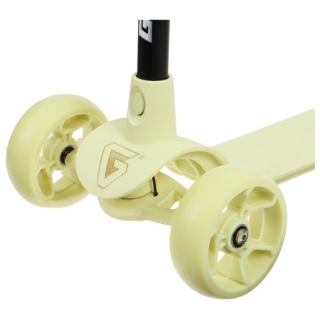 Baby scooter Graffiti Baby 24, Pu Pu 120/10 mm, yellow color-2