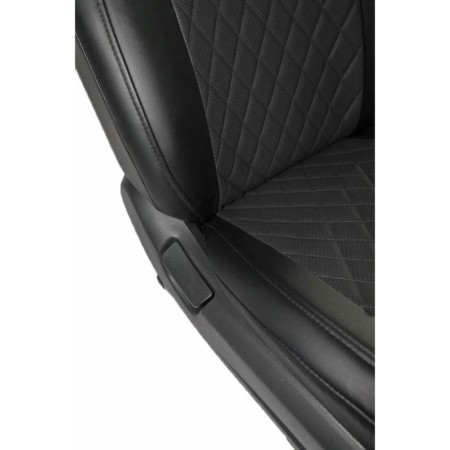 Auto-Chelecs from eco-leather rhombus for Renault Duster Restyling, 60/40) 2015-N.V., set-1